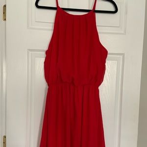 3/$25 NWT JJ Perfection Red Halter dress size 2XL